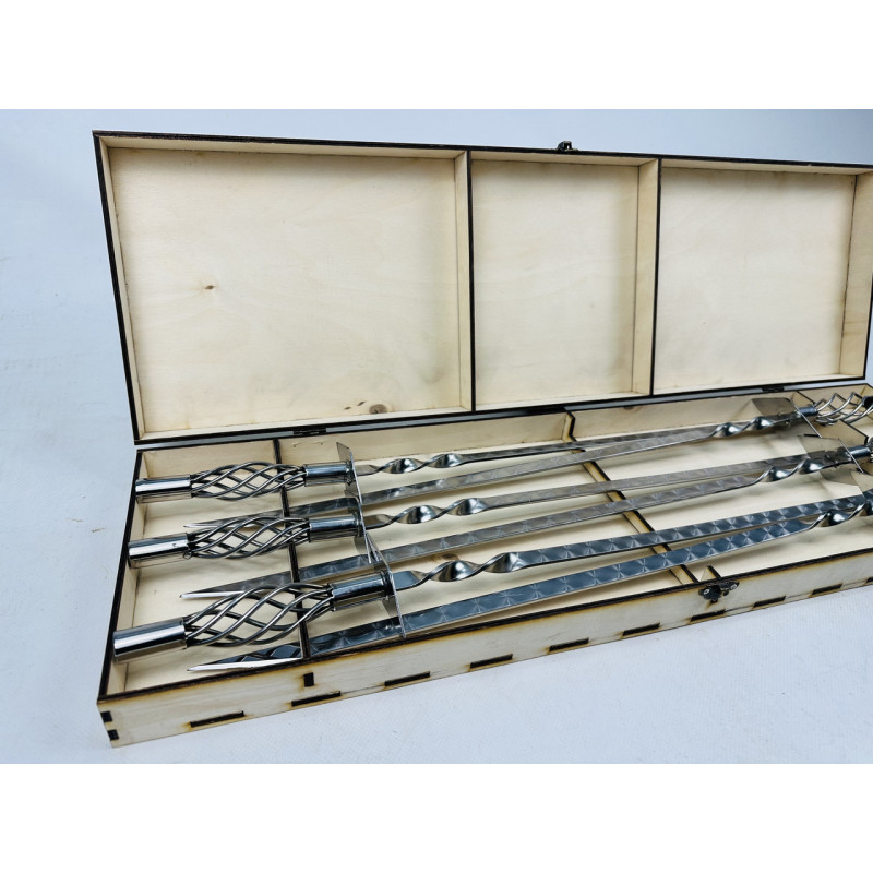 Набір шампурів у кейсі "Вуд ексклюзив"