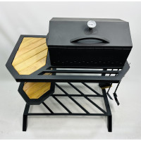 Мангал-лофт стаціонарний "Зіг-заг"