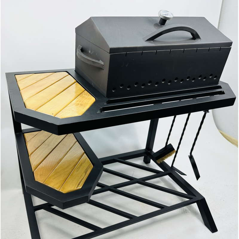 Мангал-лофт стаціонарний "Зіг-заг"