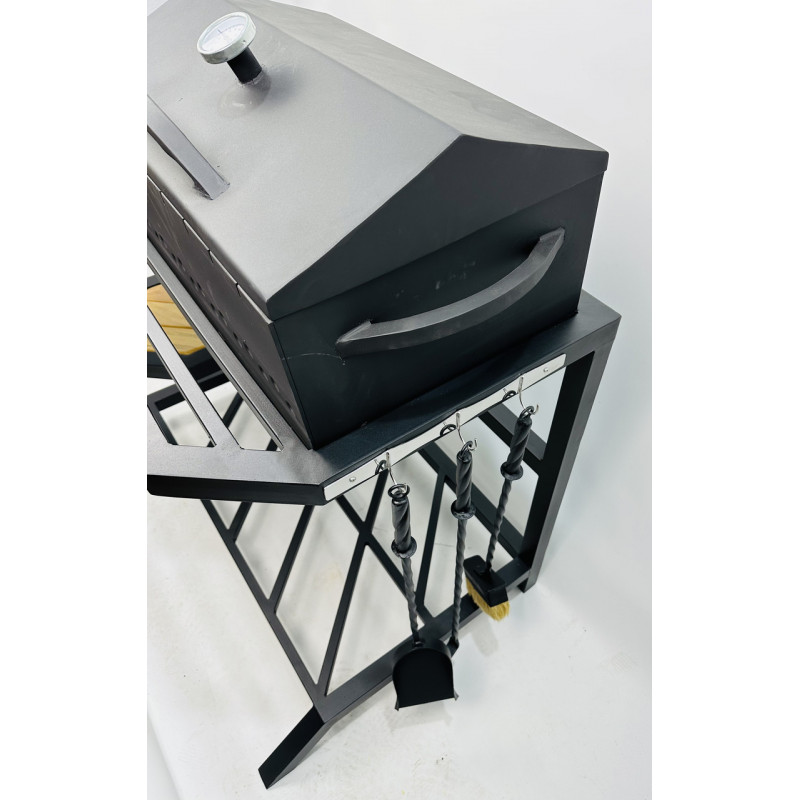 Мангал-лофт стаціонарний "Зіг-заг"