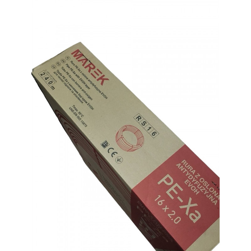 Труба для теплої підлоги "MAREK" PE-Xa/EVOH 16 х 2.0 мм (бухта 240 м) з кисневим бар'єром, Іспанія