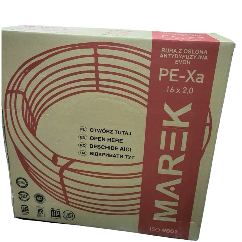Труба для теплого пола "MAREK" PE-Xa / EVOH 16 х 2.0 мм (бухта 240 м) с кислородным барьером, Испания
