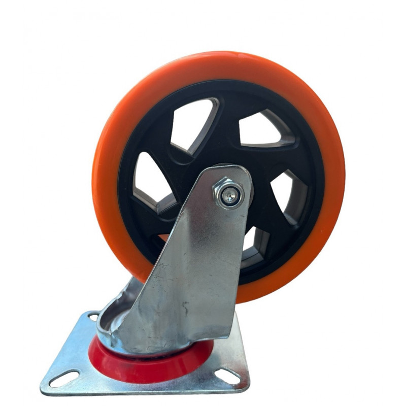 Колесо поворотне пінополіуританове 125мм, навантаження 120кг