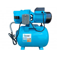 Насосна станція 24 літри, насос JET100L, Q = 3 кб/м, P = 1100 Вт, "Vomomet" Словенія