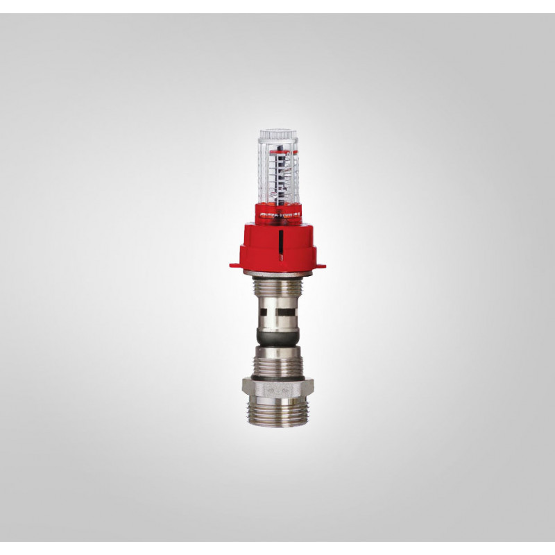 Колектор для теплої підлоги в сборі на 8 контурів латунний "EUROPRODUCT"