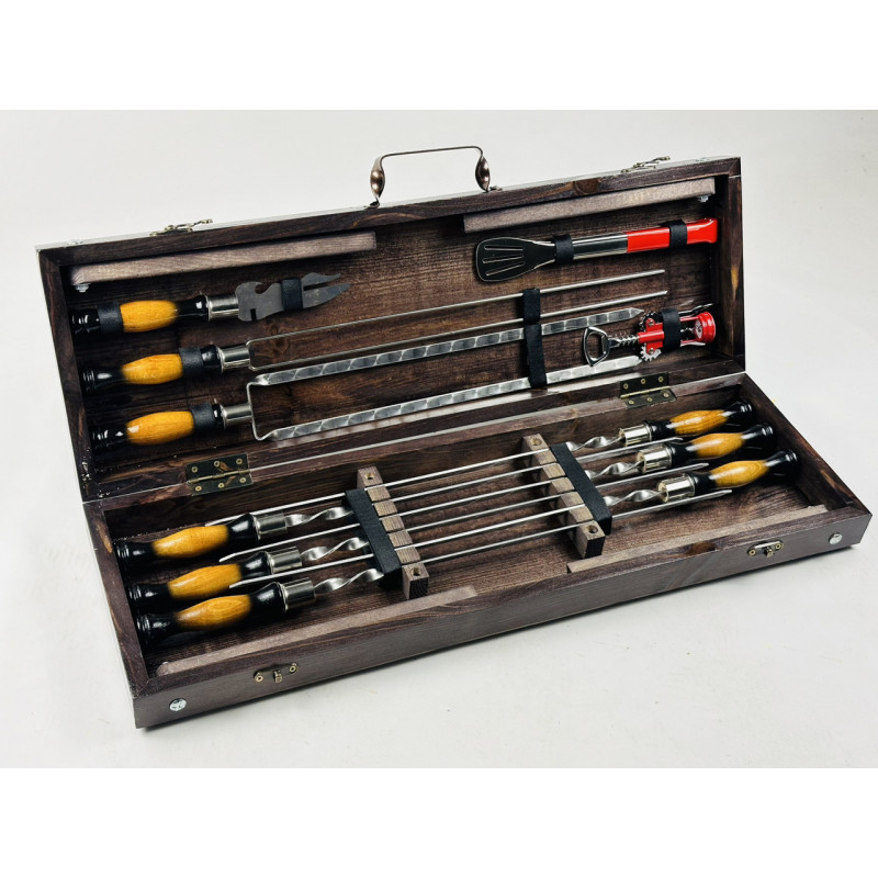 Набір шампурів подарунковий ПАНТЕРА ЛЮКС