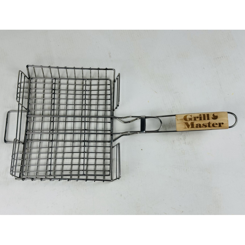 Грати для гриля з нержавіючої сталі посилена, велика (40х30) GrillMaster