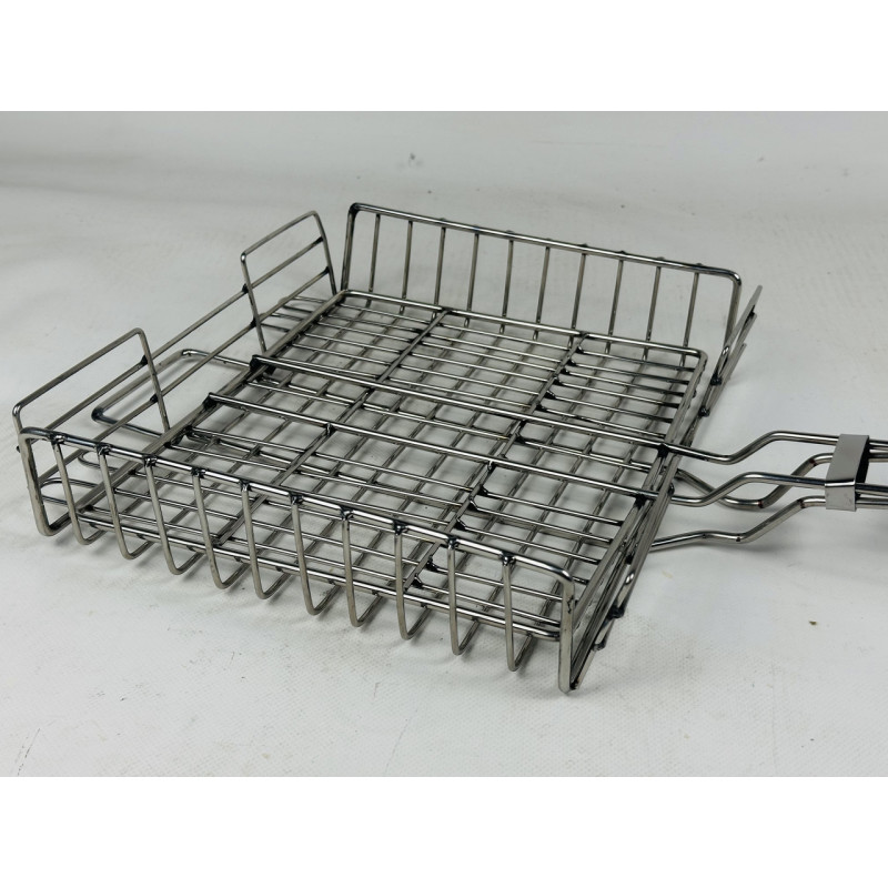 Грати для гриля з нержавіючої сталі посилена, велика (40х30) GrillMaster