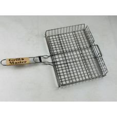 Грати для гриля з нержавіючої сталі посилена, маленька (30х25) GrillMaster