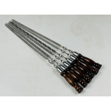 Шампура ВЕНГЕ, з деревяною ручкою