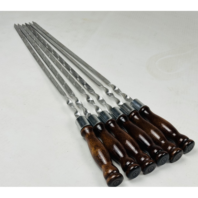 Шампура ВЕНГЕ, з деревяною ручкою