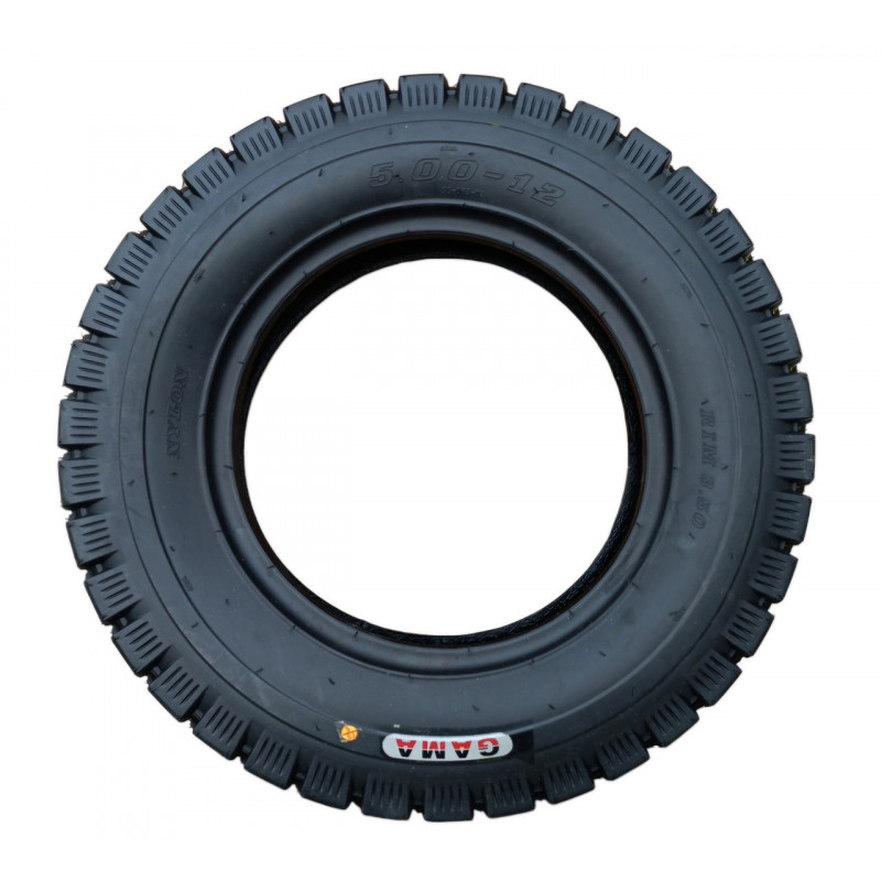 Шина 5.00-12 на мотоблок, 8PR GAMA (ТТ) для зубра/причепа