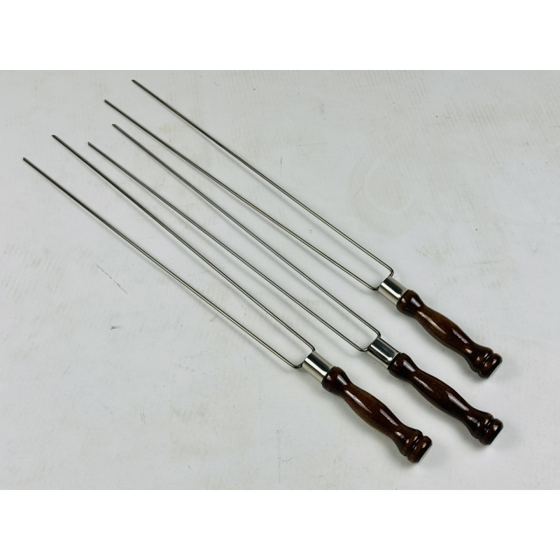 Шампур для грибів та овочів ВЕНГЕ, з деревяною ручкою