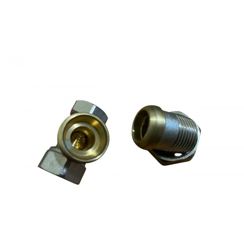 Кран радіаторний кутовий 1/2" x 1/2" (PN16) латунний, вентельний (ПАРА)