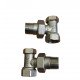 Кран радиаторный угловой 1/2" x 1/2" (PN16) латунный, вентельный (ПАРА)