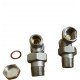 Кран радиаторный угловой 1/2" x 1/2" (PN16) латунный, вентельный (ПАРА)