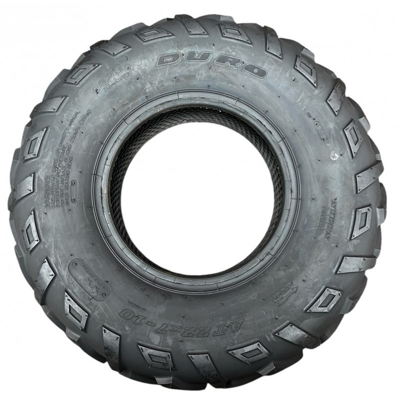 Покришка 22х7-10 28J 4PR на квадроцикл, баггі, без камерна (ТL), «DURO» Китай