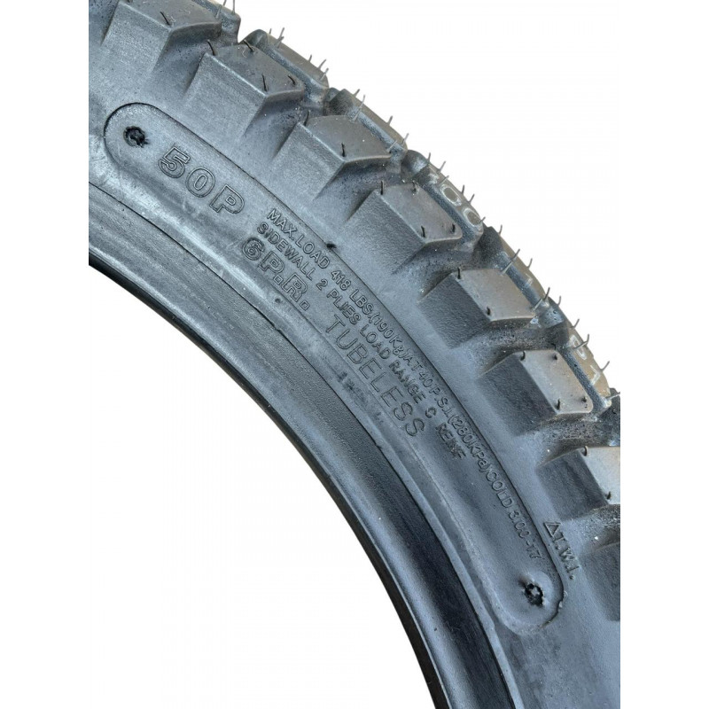 Покрышка 3.00-17 50Р (150км/ч), LOAD RANGE C, (6PR), MAX.LOAD 190кг, ТL