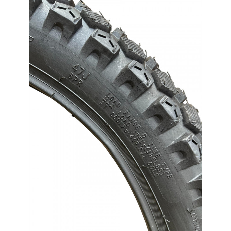 Покришка з камерою 2.75-17 M/C 47J (6PR) Max.Load 175кг Load Range C, камерна (ТT) "General" ШИПОВКА