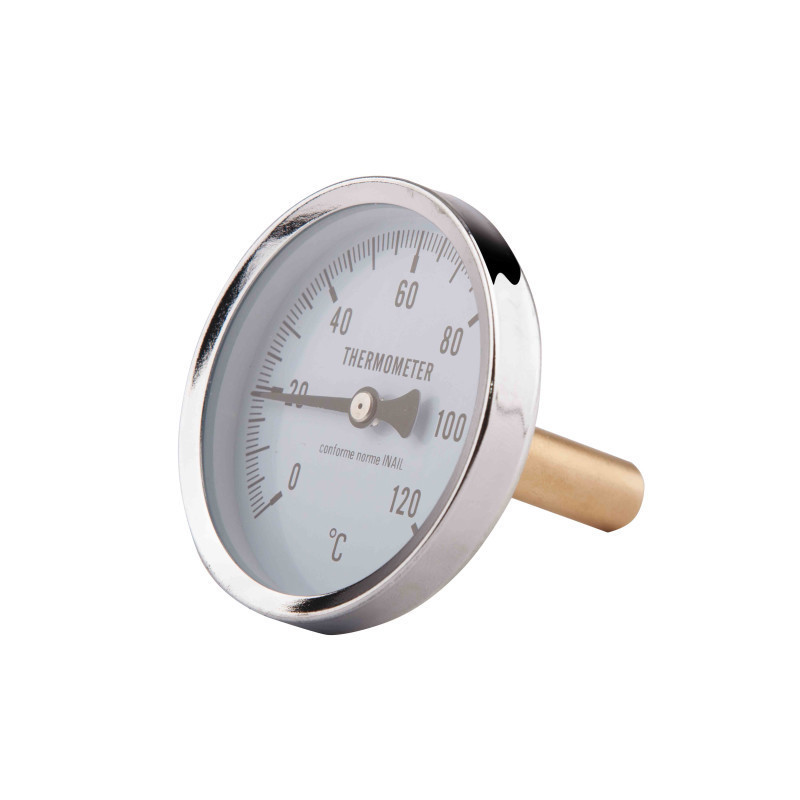 Термометр аксіальний 120oC (задн. підкл.) 1/2", Ø63 мм, штуцер 50 мм