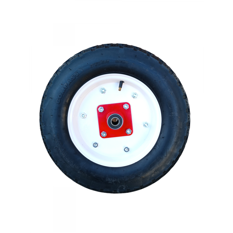 Колесо 4.00-10 (6PR) зі ступицею вісь 20мм.