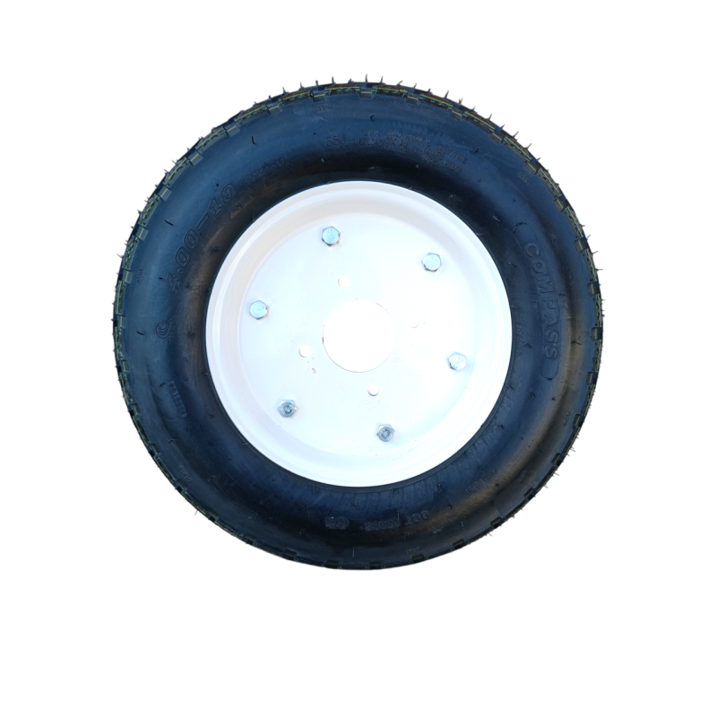 Колесо 4.00-10 посилене (6PR), Max Load 290kg.