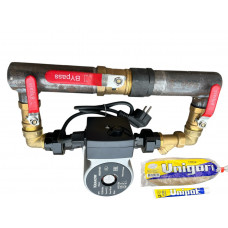 Байпас в зборі 1 1/2 (ДУ40) з краном короткий (390 мм)