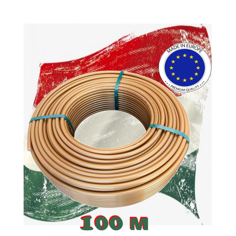 Труба для теплої підлоги ITALY Therm PEX-A/EVOH 16 х 2.0 мм OXYGEN BARRIER (100 м)