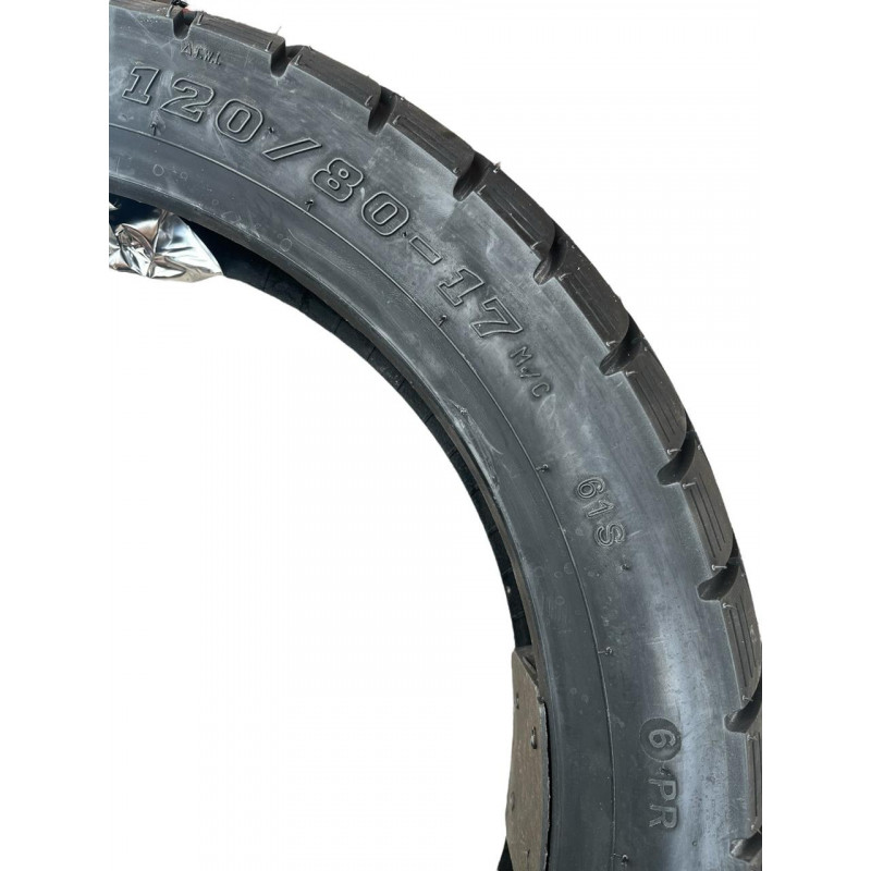 Покрышка 120/80-17 M/С 61S (6PR), TUBELESS (TL), "Servis Tyres" Pakistan