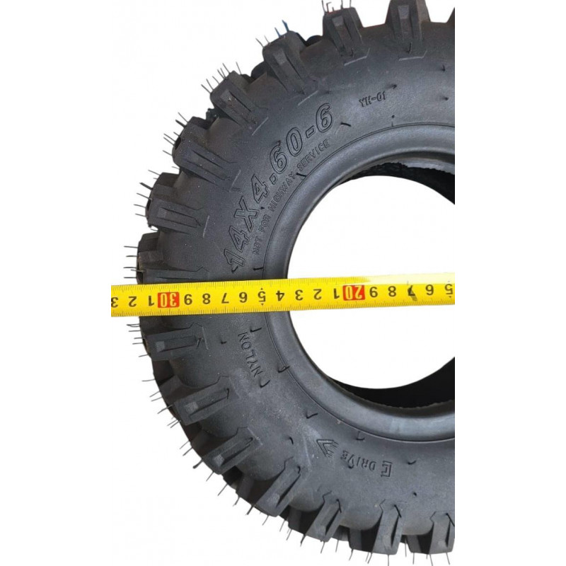 Покришка 14 х 4.60-6 (4.60-6) на дитячий квадроцикл, баги, без камерна (TL)