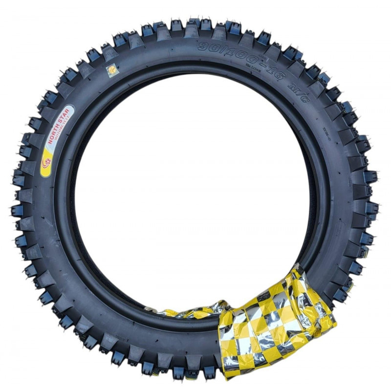 Покришка з камерою 90/100-16 58Р M/C TT (6PR), Load Range С, "NORTH STAR" X-trim CROSS