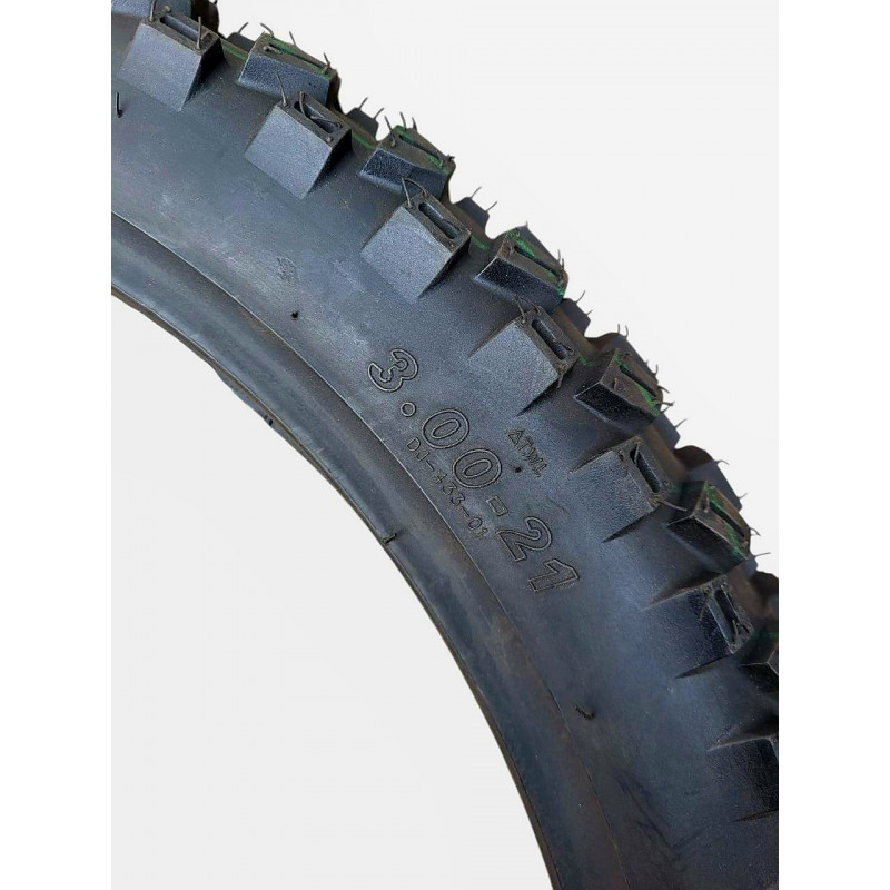 Покришка 3.00-21 57J, LOAD RANGE C, (ТТ), Max Load 230кг, (6PR), CROSS