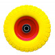 Колесо на тачку 3.50-4 (4.10/3.50/4) пінополіуретанове, діаметром 250 мм, під вісь Ø20мм