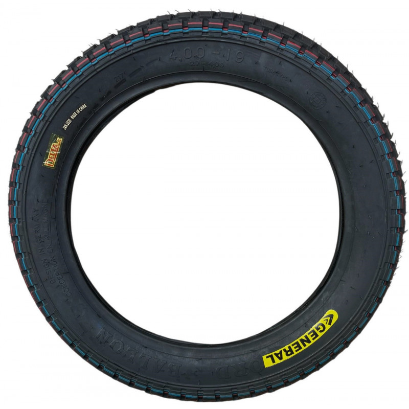 Покрышка с камерой 4.00-19 72P (8PR)  TT,  "ИЖ", "Урал", "Днепр", "МТ", "Jawa", "ČZ"