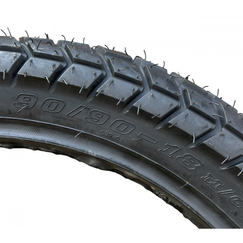 Покришка з камерою 90/90-18 М/С 57J, (8PR) RIM 1.85, ENDURO (ТТТ)