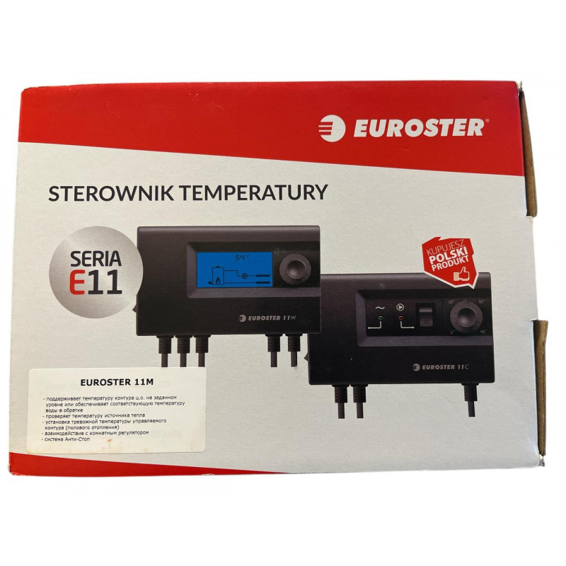 Контролер із мікропроцесорним керуванням "Euroster" і Циркуляційний насос "Krakow", Польща