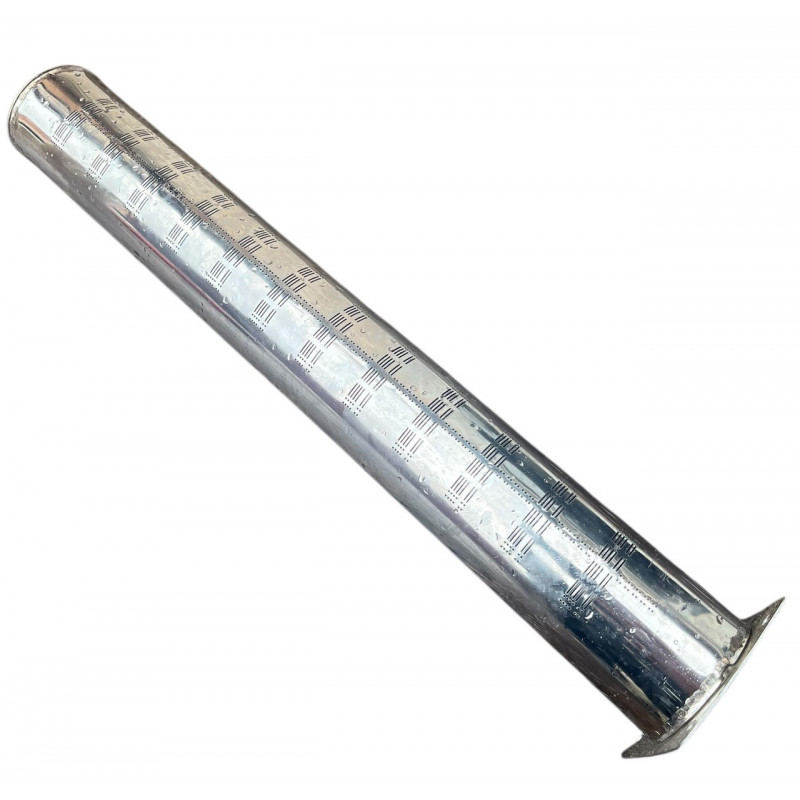 Газовий трубчастий пальник 12 кВт (Ø51 мм, L — 313 мм) нержавійка, "Polidoro" Італія