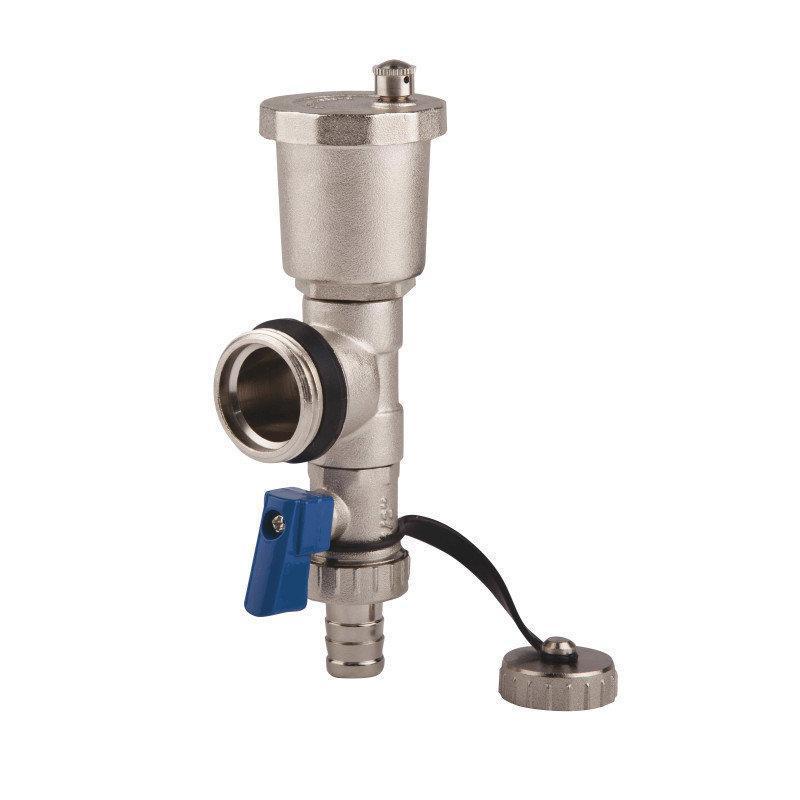 Колектор для теплої підлоги в сборі на 12 контурів латунний "KOER"