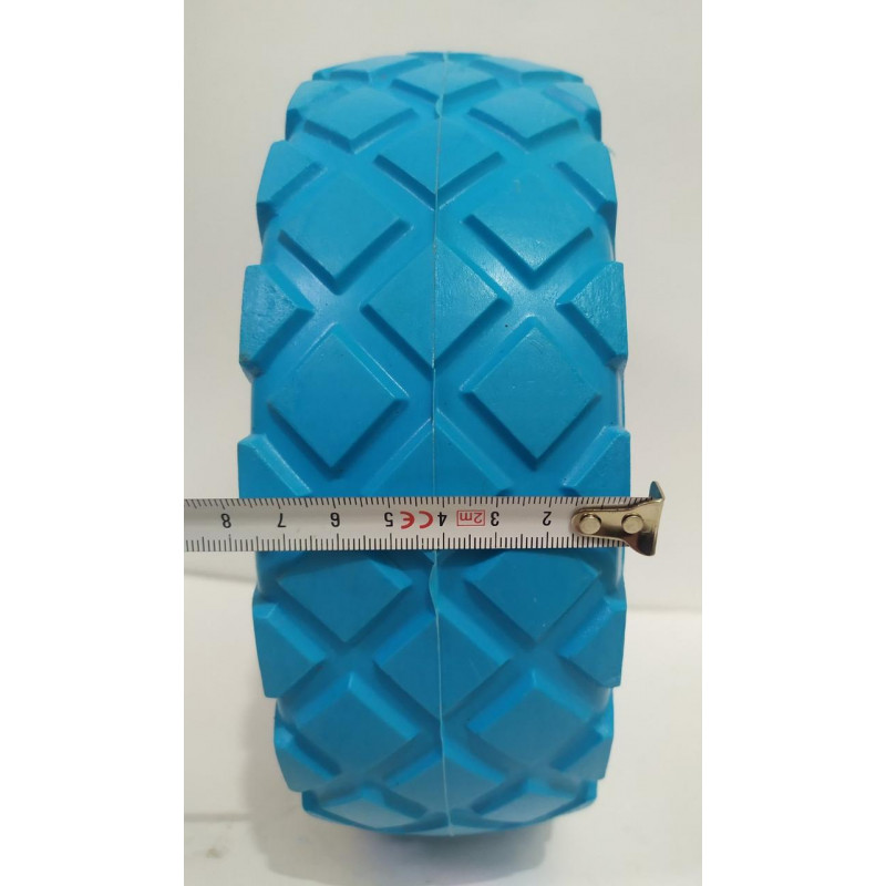 Колесо на тачку пінополіуретанове 3.50-4/20 (4.10/3.50/4) діаметром 250 мм