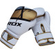 Боксерські рукавички RDX Rex Leather Gold 14 ун.