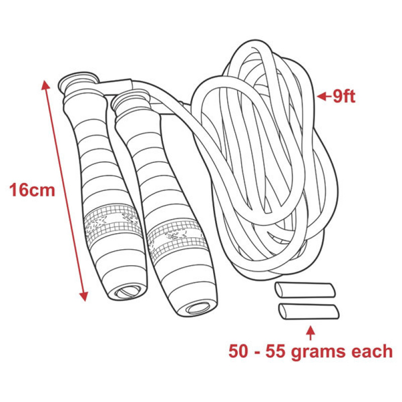 Скакалка RDX Leather New