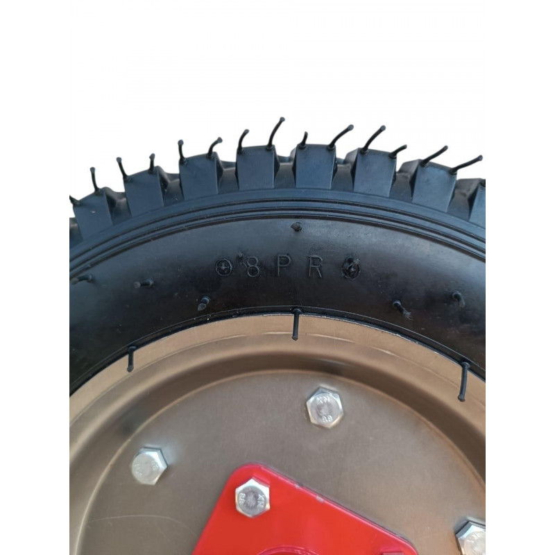 Колесо 4.00-10 (8PR) 712кг,  зі ступицею під вісь 20мм.