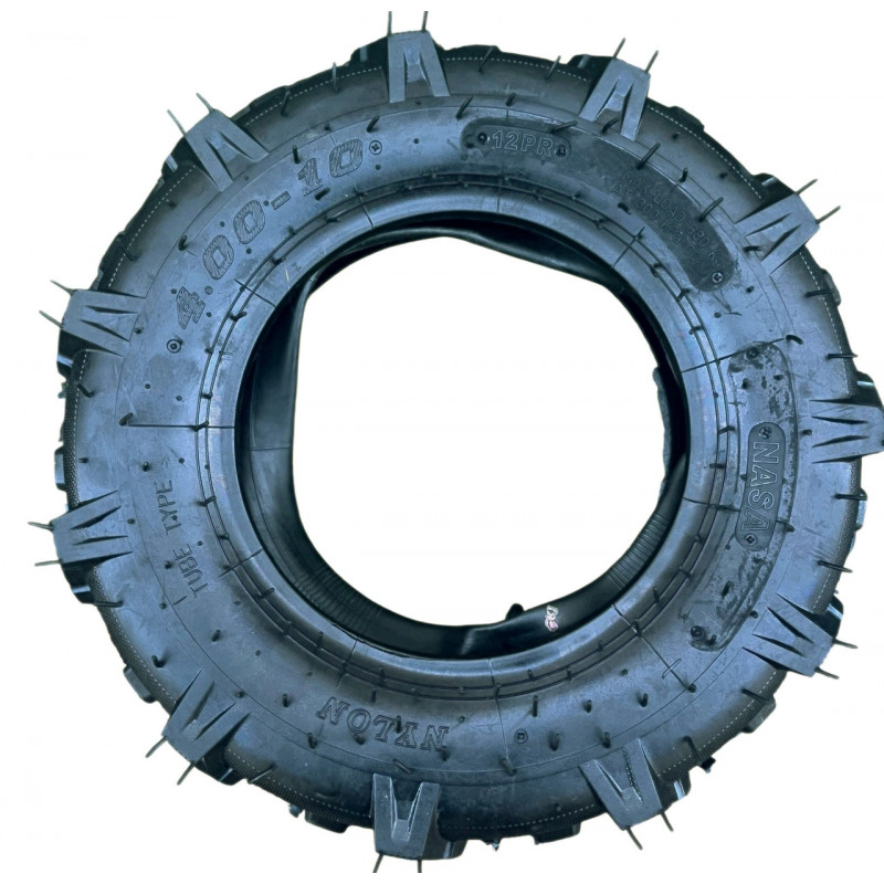 Покришка з камерою 4.00-10 12PR (Max.Load: 380кг) для мотоблока, мотокультиватора, мінітрактора,  Max.Load 380кг