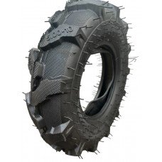 Шины с камерой 5.00-10 "Елочка" 12PR - усиленная до 250 кг для мотоблока, культиватора, мини-трактора
