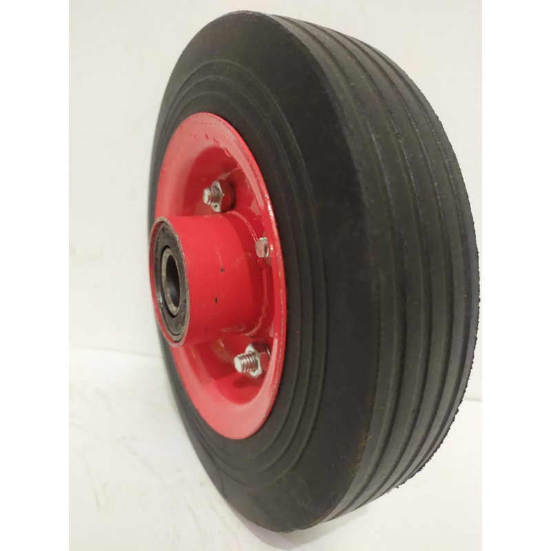 Колесо на тачку лите 2.50-4/20 мм (8х4) діаметр 200 мм