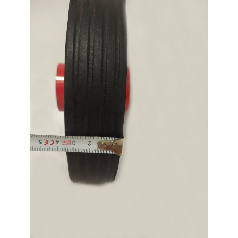 Колесо на тачку лите 2.50-4/20 мм (8х4) діаметр 200 мм