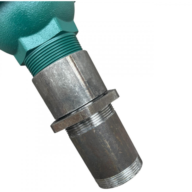 Зворотний клапан DN40 (1'1/2) на опалення, чавунний, кулька каучук, згони в комплекті, Польща