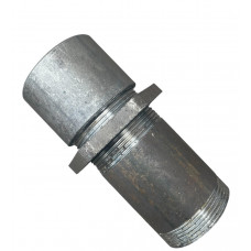 Згін у зборі 2" (DN50) з муфтою й контргайкою, сталевий (2 мм)