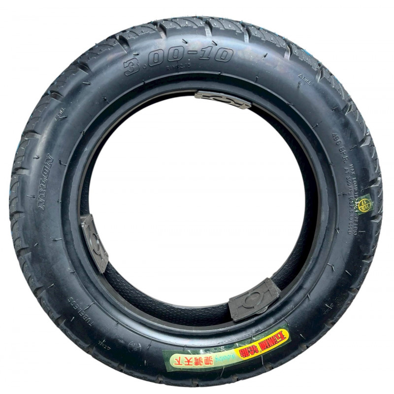 Покришка 3.00-10 49G (8PR), ТL-безкамерна, для скутера, «Sosoon» Корея