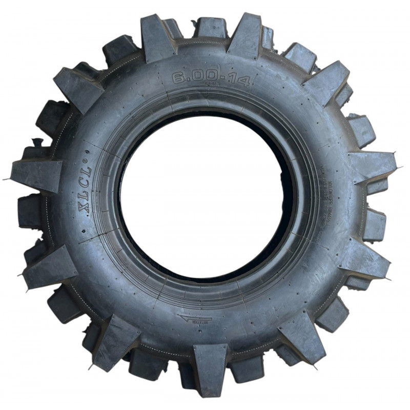 Покришка з камерою 6.00-14 на мотоблок, (8PR), вантажність: 635 кг "SUPER SPIKE"